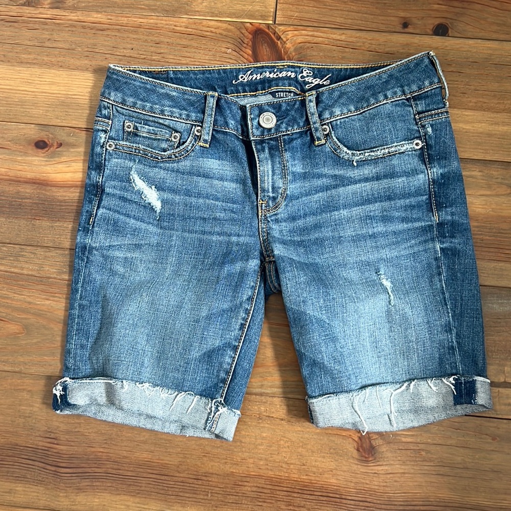 Denim shorts